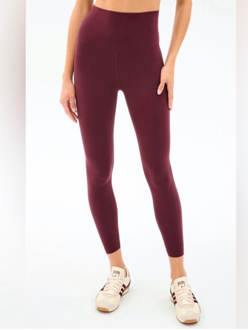 Splits59 airweight super high waist legging dark cherry burgundy size XL